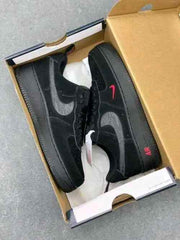 nikkee Airforce 1 Multi Swoosh Black Crimson