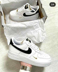 Nikee Airforce Mini Gold Swoosh