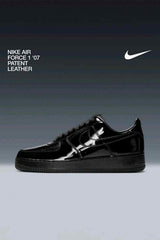 Nikee Air Force 1 07 Black Patent