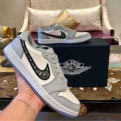 Nikee Air Jordan retro 1 Low X Diorrr SEMI UA