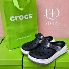 Crocss Original Full Force Clogs Black Grey
