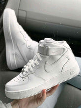 Nikee Airforce 1 Mid Leather White 5076