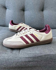 Adidass Samba OG Putty Grey Maroon 1226