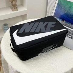 Nikee Black White Grey Shoes Bag
