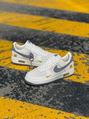 Nikee Airforce 1 Low X Undefeated Custom Beige 1209