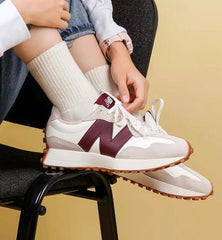 NEW BALENCEE 327 MOONBEAM BURGUNDY FIX