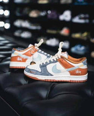 NIKKE SB DUNK STUSSY GREY ORANGE FIX