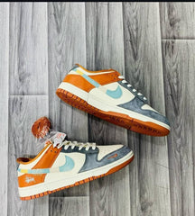 NIKKE SB DUNK STUSSY GREY ORANGE FIX