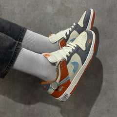 NIKKE SB DUNK STUSSY GREY ORANGE FIX