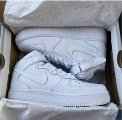 NIK AIRFORCE 1 HIGH long GENUINE LEATHER NO DUST BAG