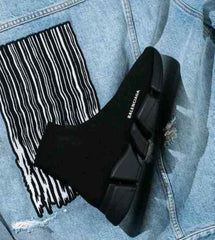 BALENCIAGAA SPEED KNIT 2 0 TRAINER ALL BLACK
