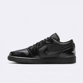 Nikee Air Jordan 1 Low Patent Black Croc 5011