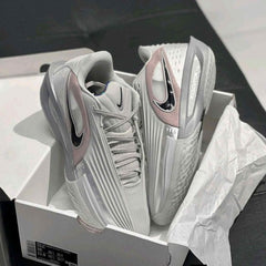 Nikee Zoom G.T. Cut 3 White Metallic Silver 2563