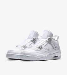 Nikkee Air Jordan Retro 4 Pure Money White 1267