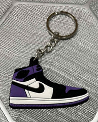AIR J1 COURT PURPLE KEYCHAIN