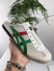 Onitsukaa Tigerr Sabot White Green Fix 720