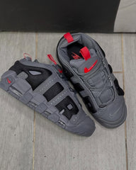 Nikee Air More Uptempo Grey Black fix