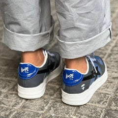 A Bathing Ape Bape Sta Low Grey Blue fix