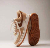 Nikee Airforce 1 vachetta tan suede quality