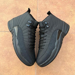 Nik.ee Air Jordan Retro 12 Winterized Triple Black 438