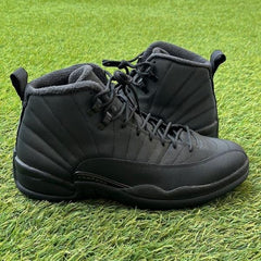 Nik.ee Air Jordan Retro 12 Winterized Triple Black 438