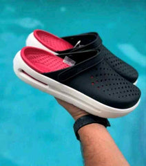 Croccss InMotion Clogs Black Red