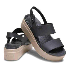 Croccss Womens Brooklyn Low Wedge Sandals