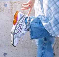 Asiccss Mens GEL-KINETIC FLUENT White 446.