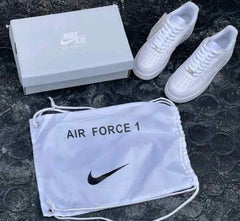 Nikke Airforce 1 White Pure Leather For Mens UA Quality