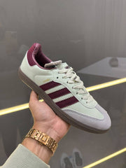 ADIDDAS SAMBA OG PUTTY GREY MAROON WOMENS FIX