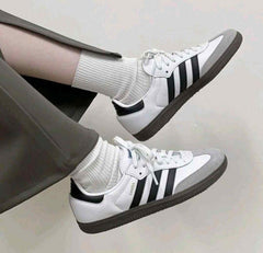 Adiddass Samba OG White Black 1222