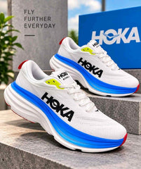 Hoka One One Bondi 8 Blanc De Blanc Virtual Blue 6206