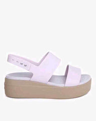 Croccss Brooklyn Slingback Low Wedge Sandals For Her Purple