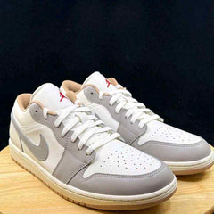 Nikke Air Jordan Retro 1 Low Silver College Grey Hemp