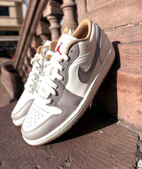 Nikke Air Jordan Retro 1 Low Silver College Grey Hemp