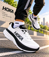 Hoka One Bondi 8 White Black 6207