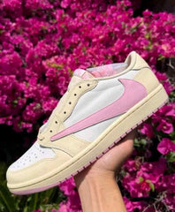 Nikke Travis Scott X Air Jordan 1 Low OG Shy Pink Semi Ua 760