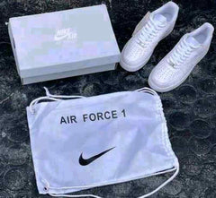 Niikee airforce 1 white pure leather heavy quality 164
