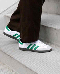 Adidass SAMBA WHITE GREEN 665