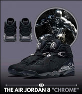 Nikee Air Jordan 8 Retro Chrome 599