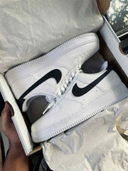 Nik Airforce 1 Low Black Swoosh
