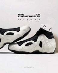Nikee Air Flightposite Sail White Black 1212