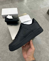 Nikee Airforce 1 Black 1st Leather UA 2603