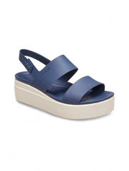 Crocss Brooklyn Slingback Low Wedge Sandals For Her Navy