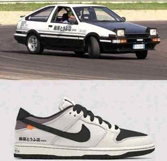 nikkee sb dunk low pro AE86 INITIAL D with kechain n all accessories