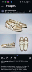 Onitsukaa Tiger Mexico 66 TGRS Metallic Pack Champagne Cream