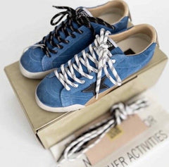 GOLDEN GOOSE TRUE STAR SNEAKER BLUE