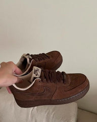 Nikkee Airforce 1 07 Cacao Wow Suede Quality
