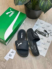 Pum.a Nitrocat V Adjust Comfort Premium black Slides