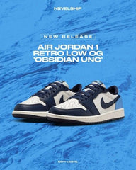 nik air jordan 1 low og obsidian blue